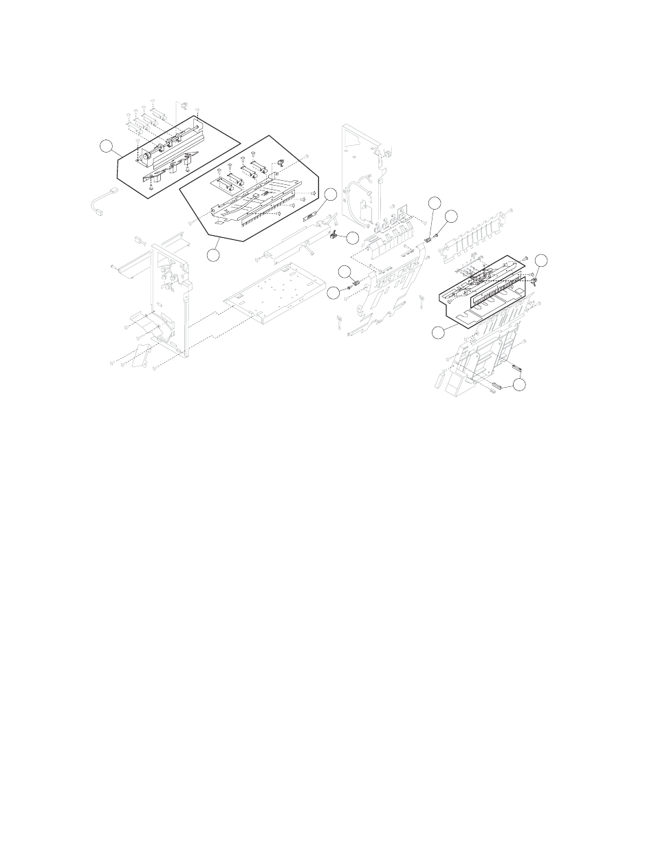 Assembly 26: finisher frame | Lexmark 5056-xxx User Manual | Page 49 / 63