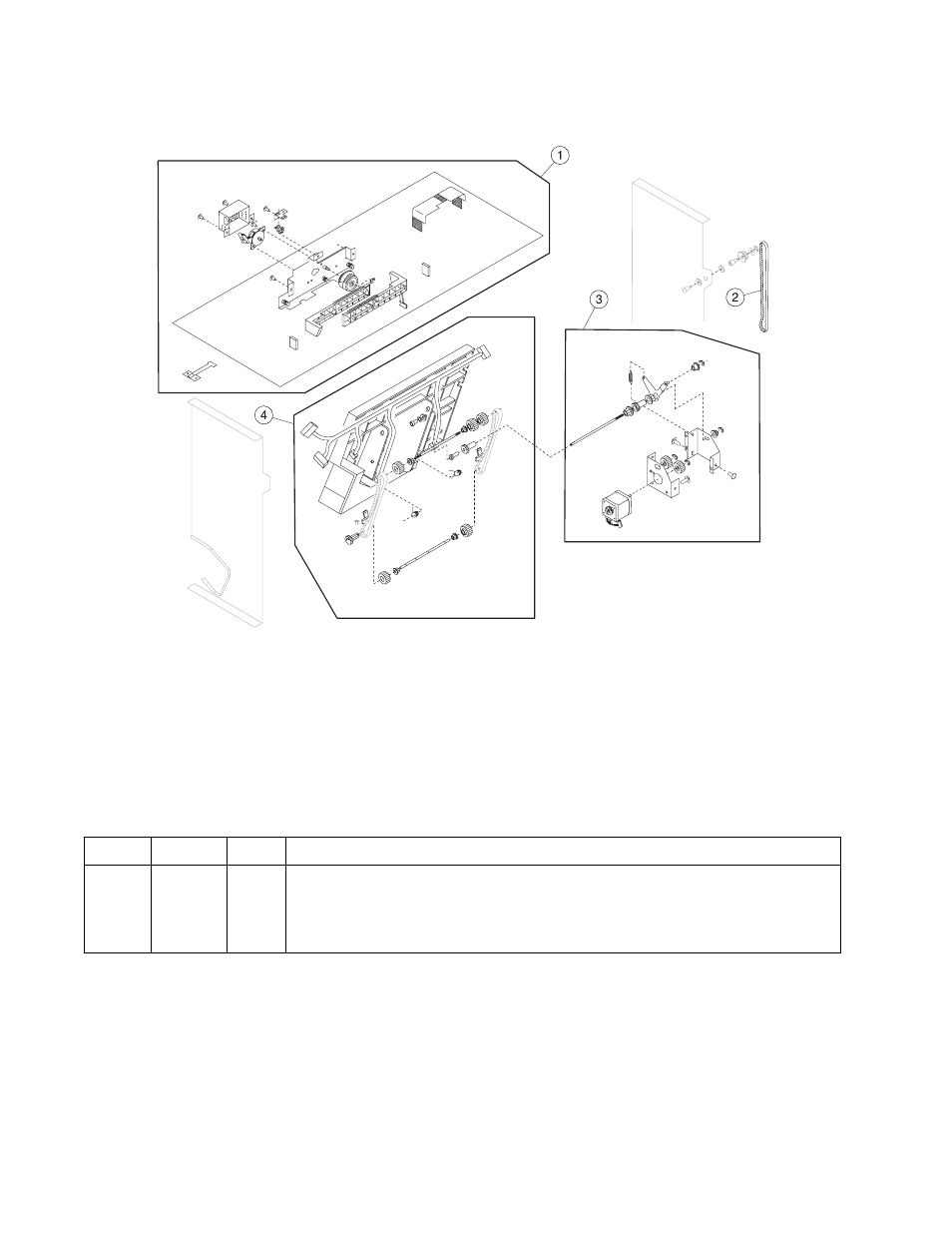 Assembly 28: finisher feed 2 | Lexmark 5056-xxx User Manual | Page 53 / 63