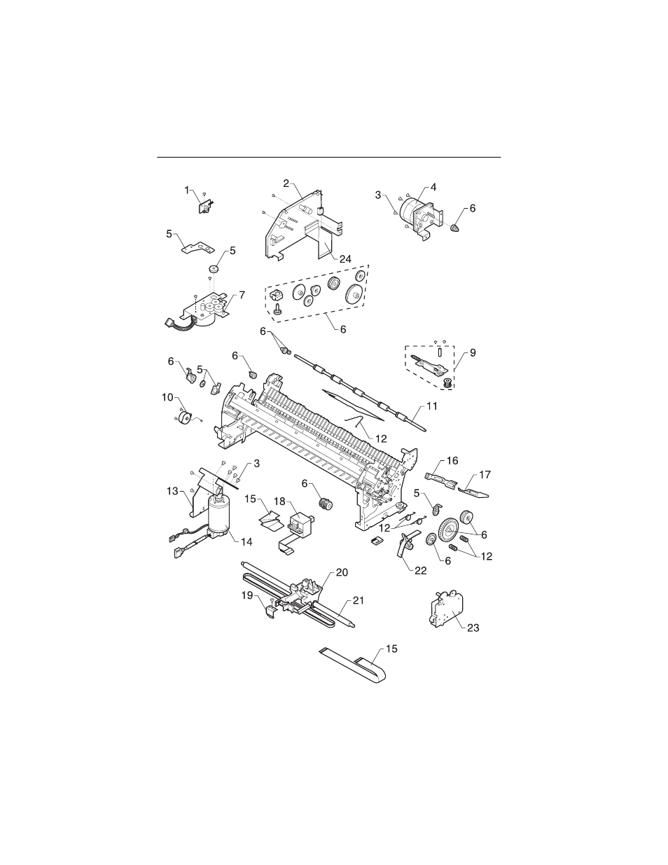 Assembly 3: carrier, Assembly 3: carrier -6 | Lexmark 4227-X00 User Manual | Page 133 / 151