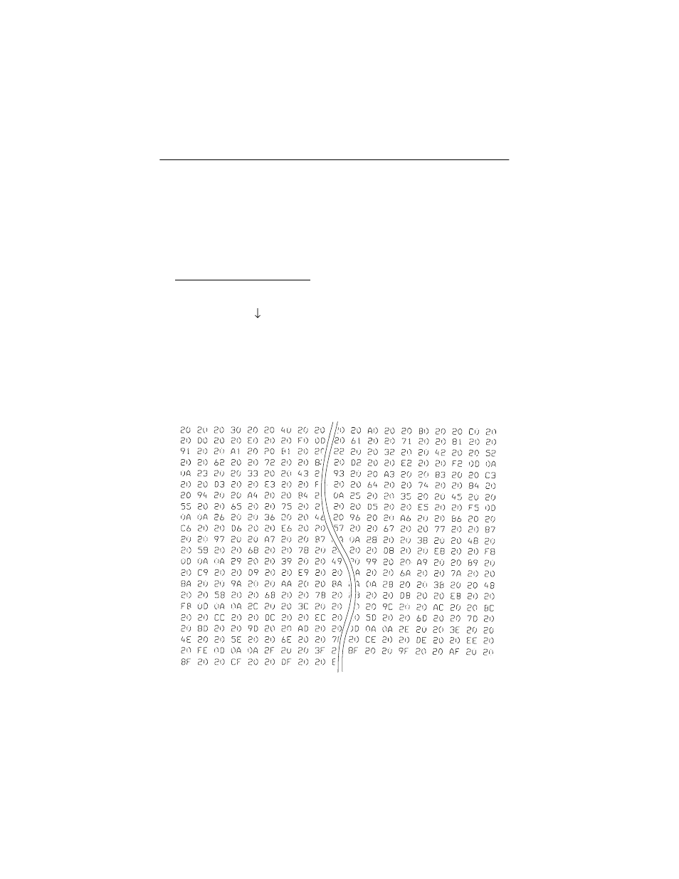 Hex trace mode, Hex trace mode sample | Lexmark 4227-X00 User Manual | Page 59 / 151