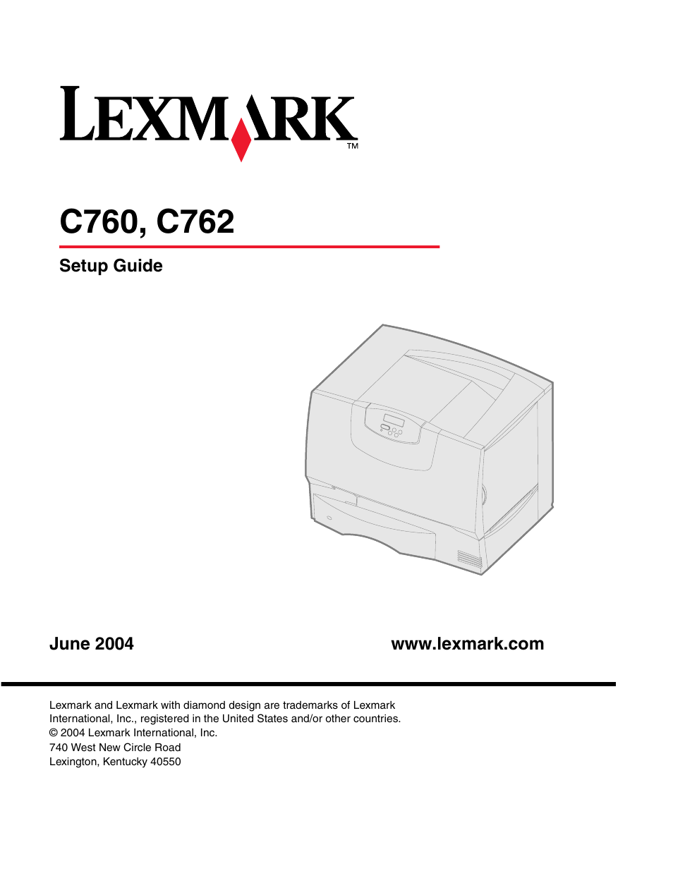 Lexmark C 760 User Manual | 39 pages