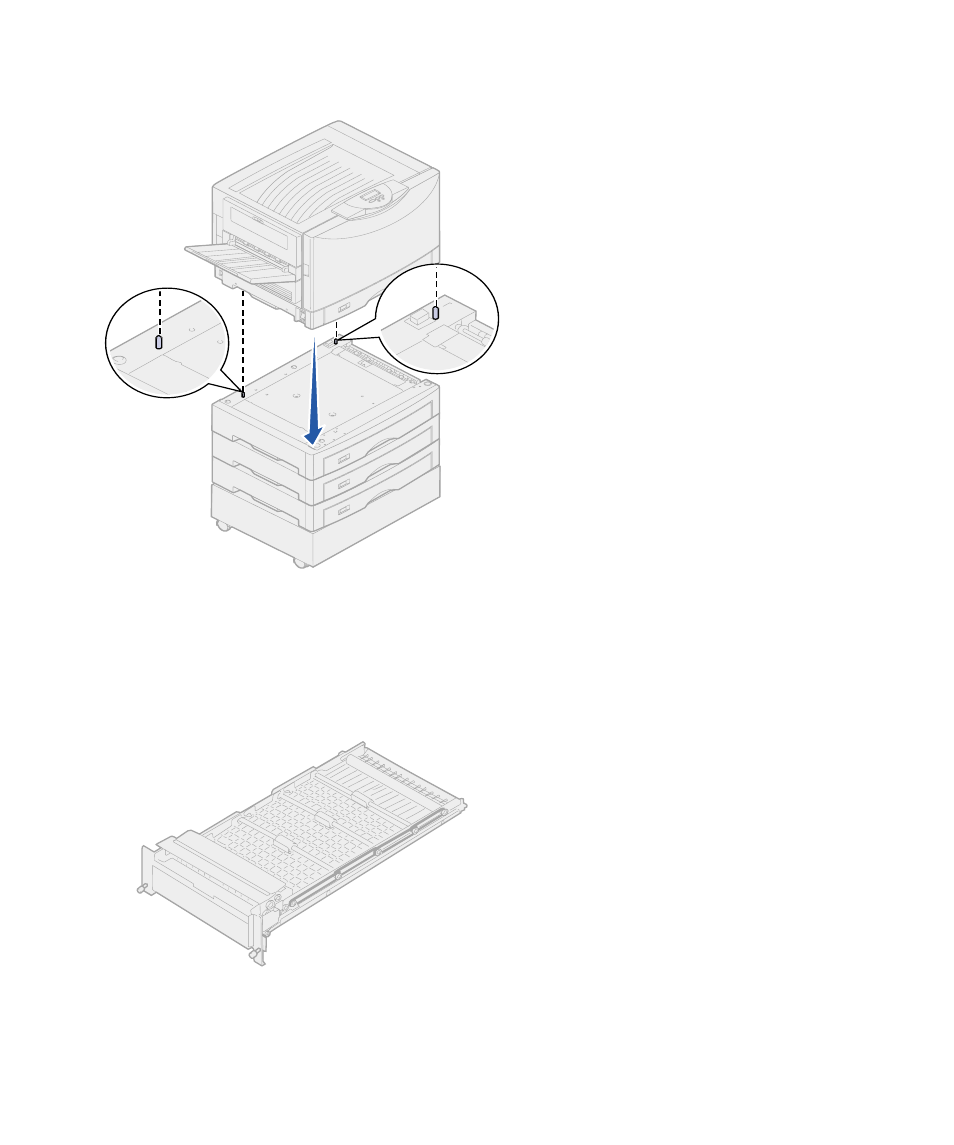 Installing an optional duplex unit | Lexmark C 910 User Manual | Page 18 / 92