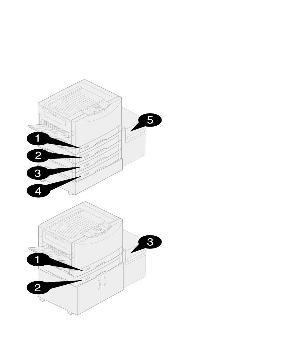 Attaching the paper tray labels | Lexmark C 910 User Manual | Page 29 / 92