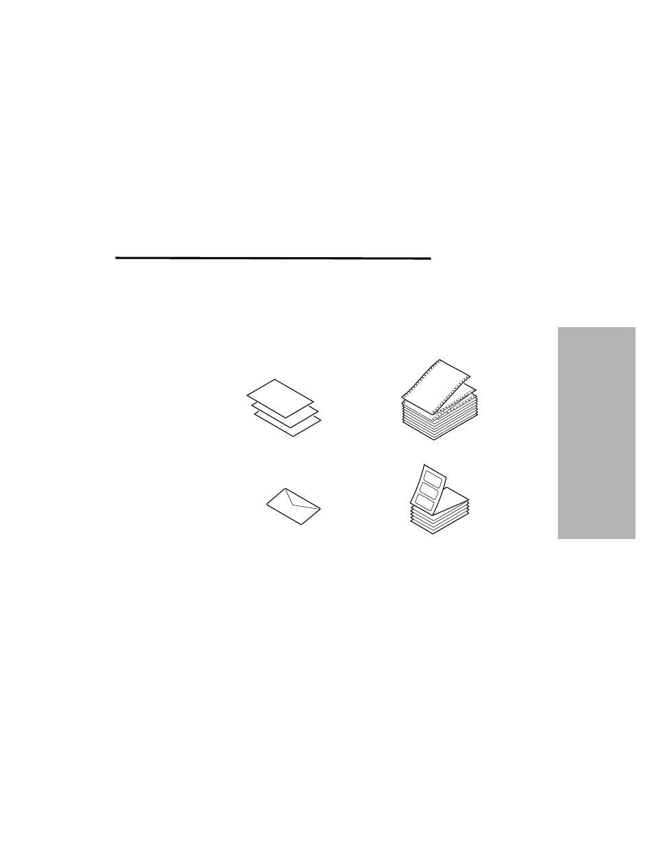 Selecting and loading paper, Paper types and sizes, Chapter 4 - selecting and loading paper | Chapter | Lexmark 4227 User Manual | Page 61 / 160