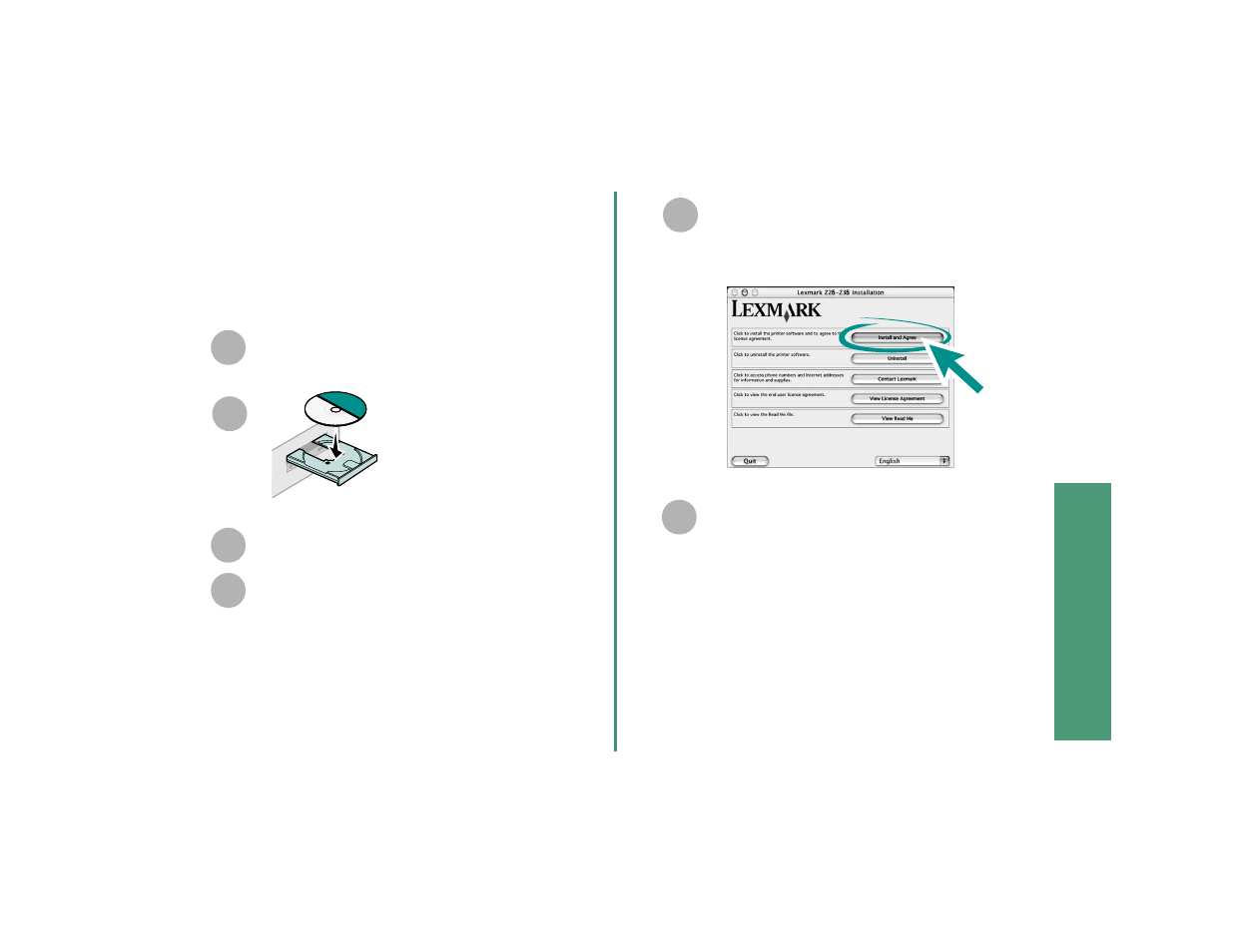 Mac os x version 10.0.3 to 10.1 | Lexmark Z35 User Manual | Page 17 / 24