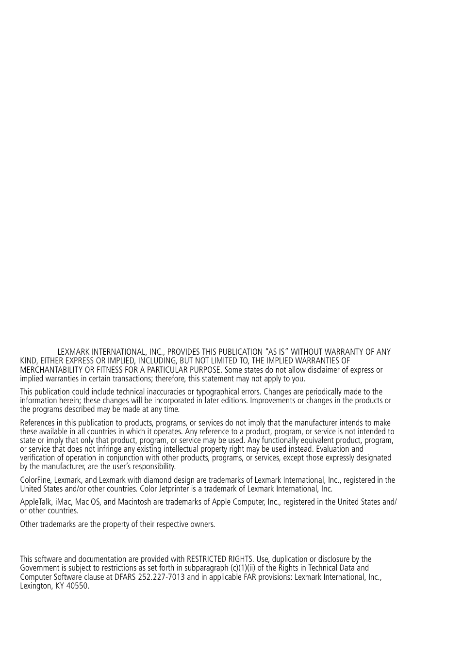 Lexmark Z32 User Manual | Page 2 / 44