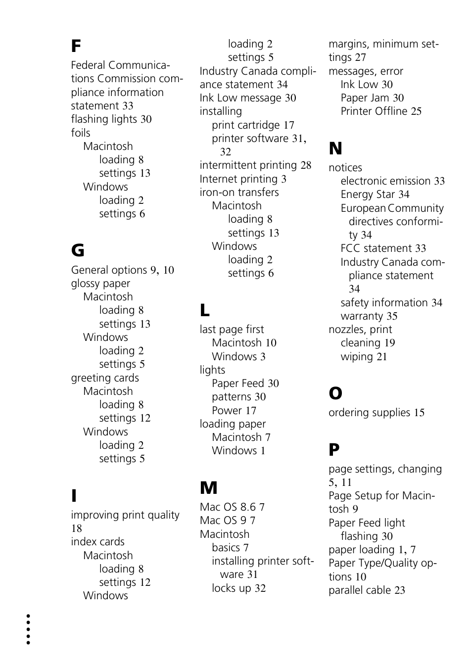 Lexmark Z32 User Manual | Page 42 / 44