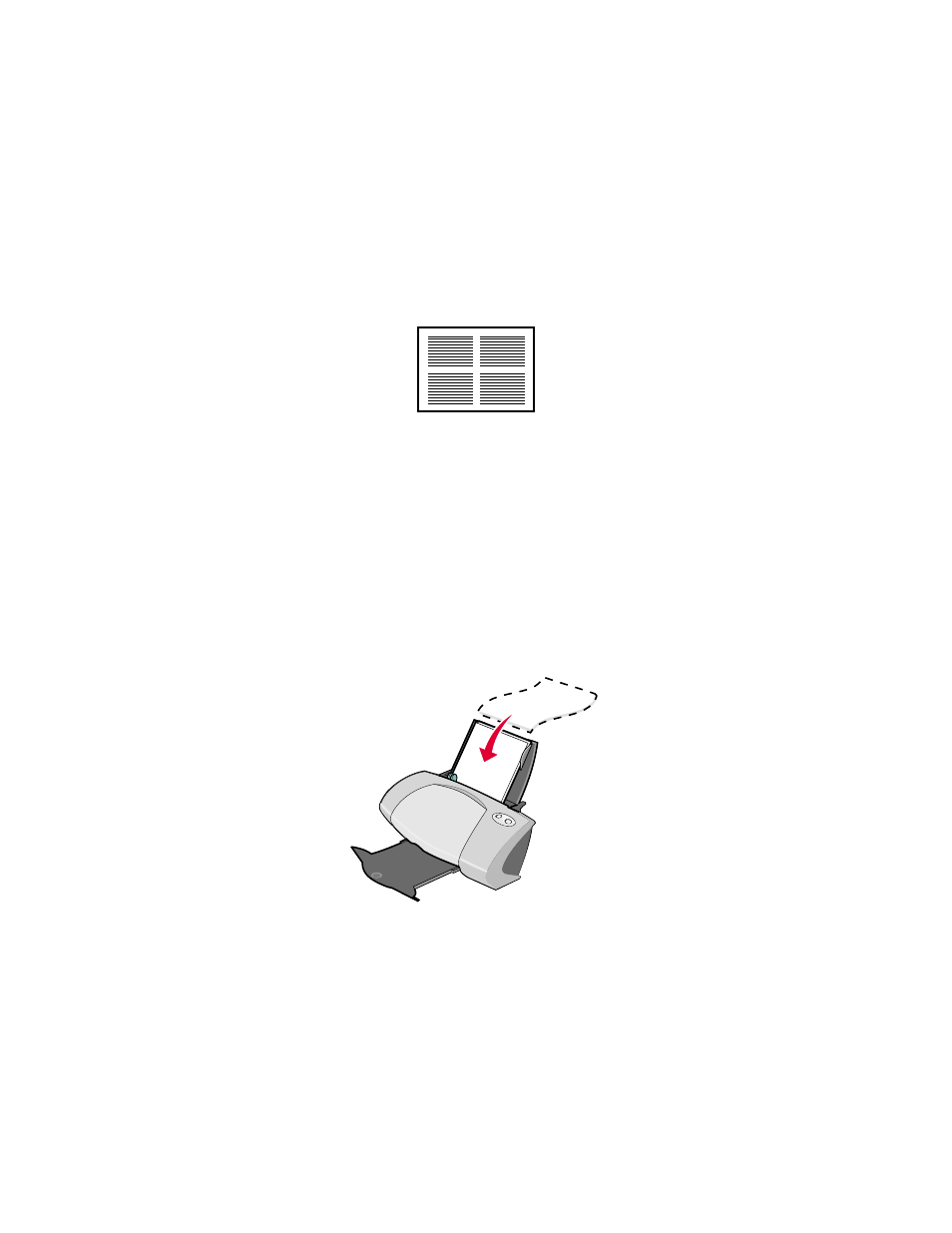 Step 3: print your labels, Printing handouts, Step 1: load the paper | Lexmark Z700 User Manual | Page 34 / 81