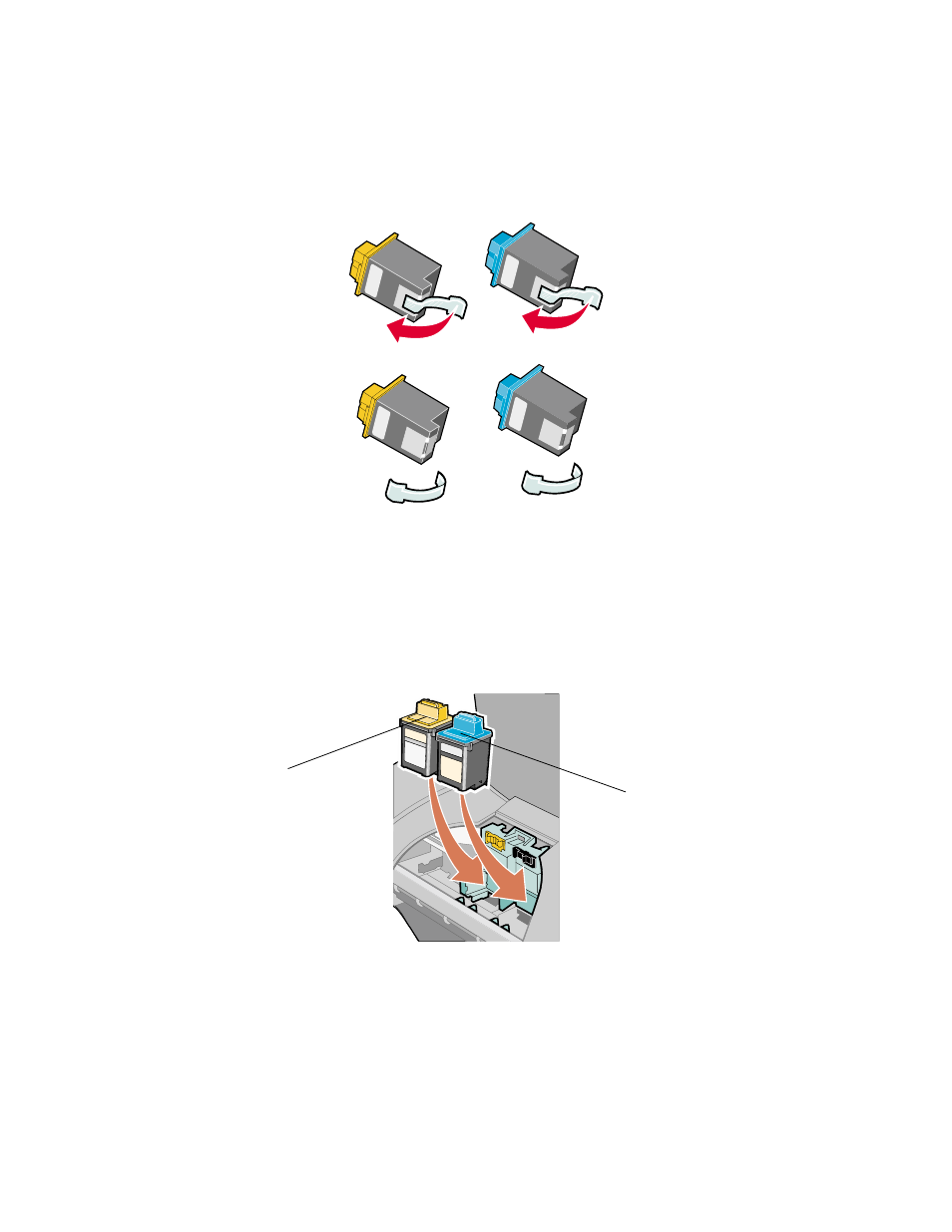 Install the cartridges | Lexmark Z700 User Manual | Page 52 / 81