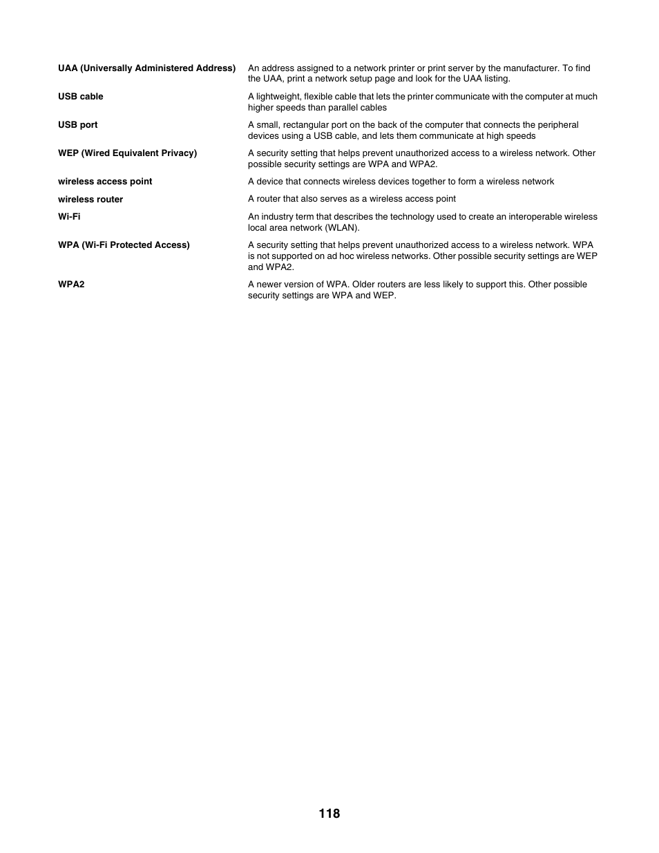 Lexmark 1500 Series User Manual | Page 118 / 124