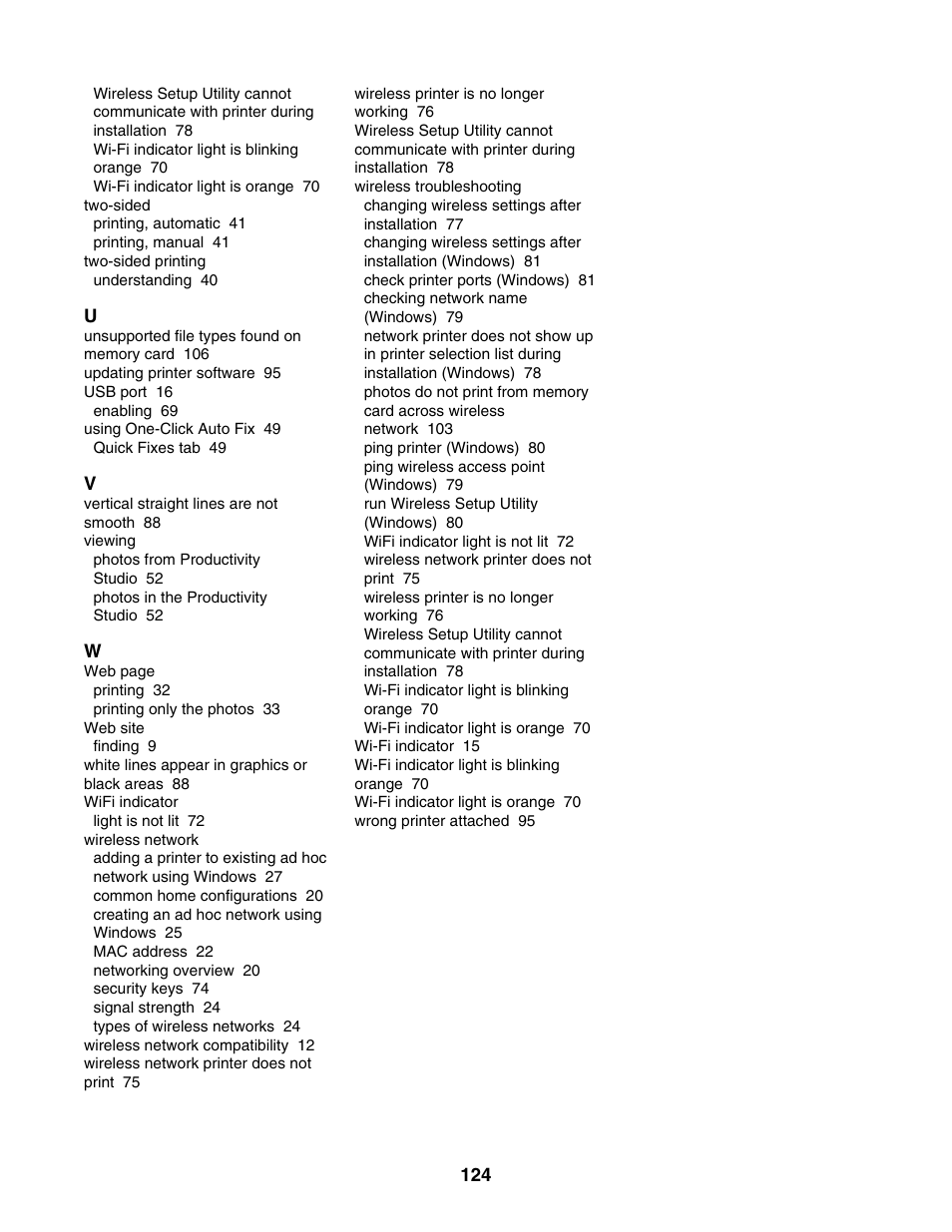 Lexmark 1500 Series User Manual | Page 124 / 124