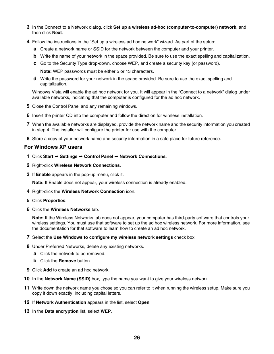 Lexmark 1500 Series User Manual | Page 26 / 124