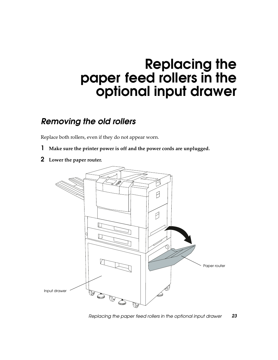 Removing the old rollers | Lexmark 60 User Manual | Page 27 / 34