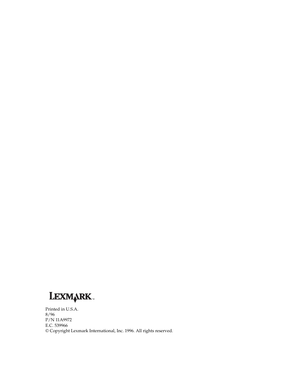Lexmark 60 User Manual | Page 34 / 34