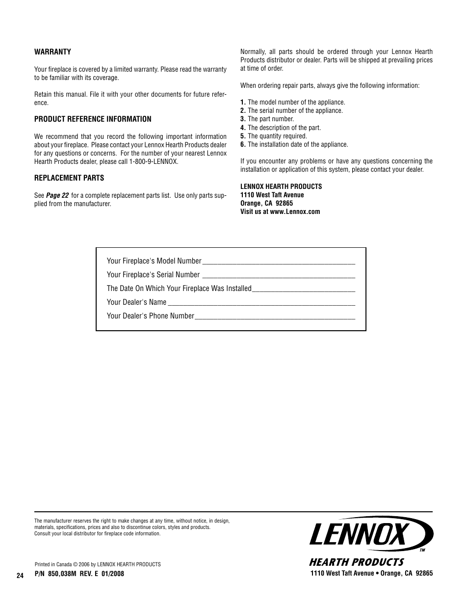 Lexmark MONTECITO ESTATE MONTEST User Manual | Page 24 / 24