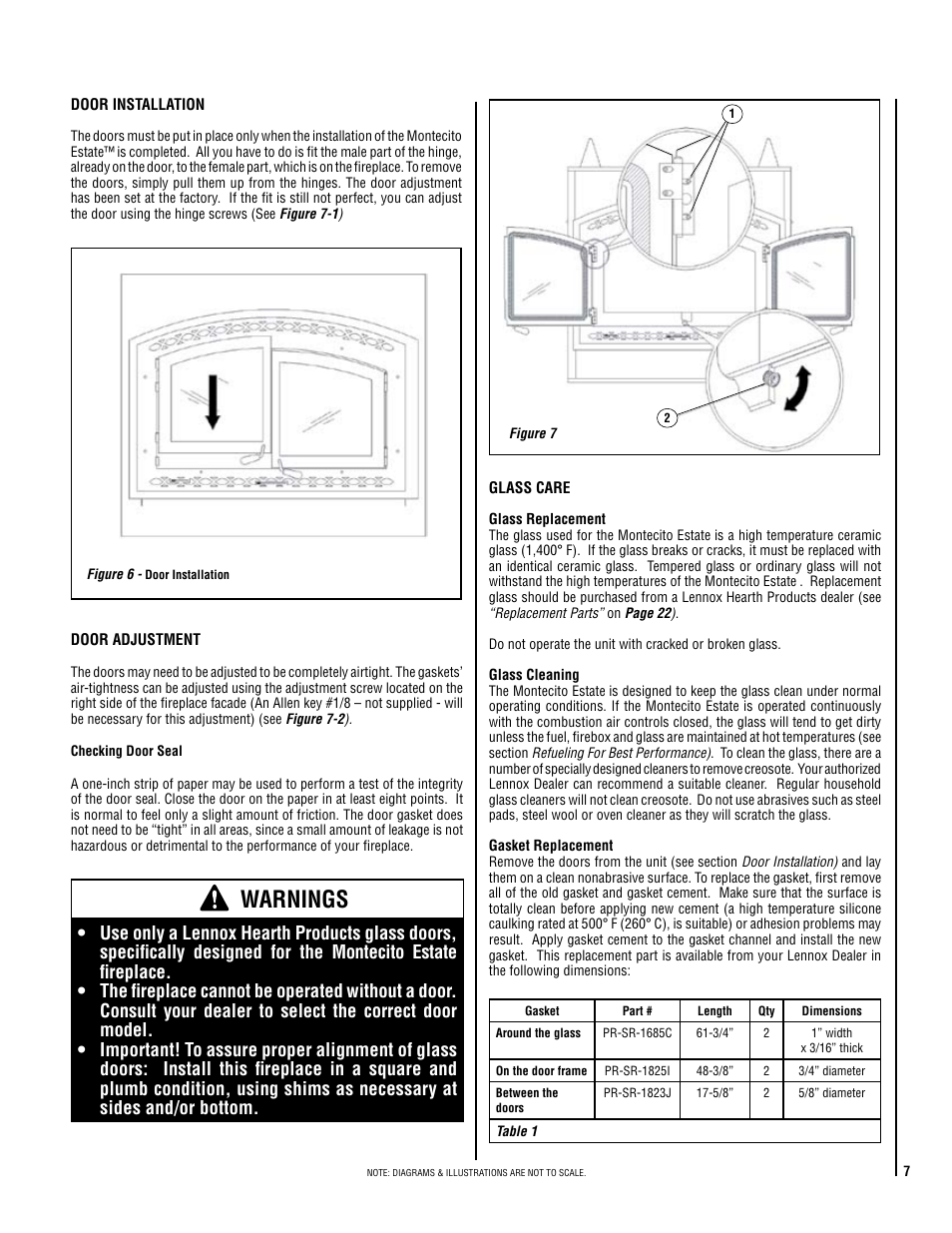 Warnings | Lexmark MONTECITO ESTATE MONTEST User Manual | Page 7 / 24