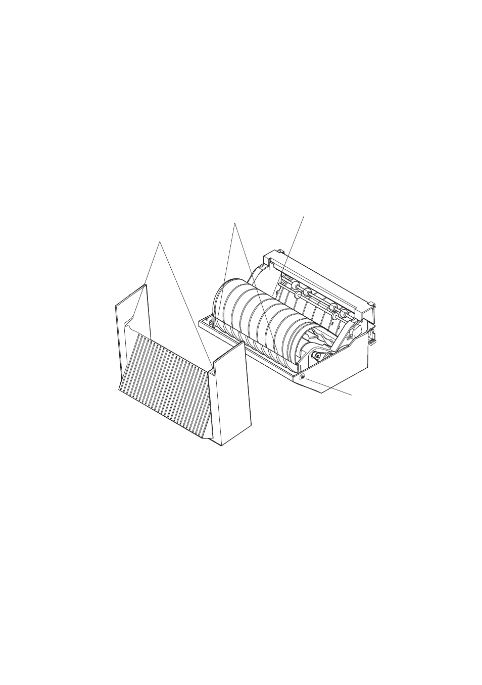 Duplex option top cover and table cover removal | Lexmark 4039-1XX User Manual | Page 111 / 188