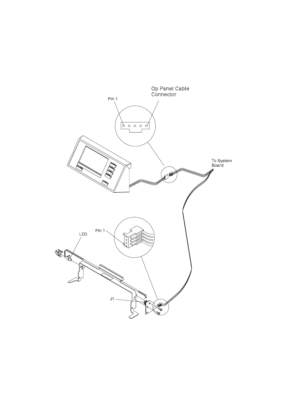 Operator panel/output bin sensor cable — handle-mo | Lexmark 4039-1XX User Manual | Page 128 / 188
