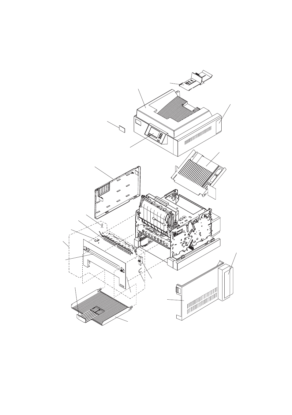 Assembly 1: covers | Lexmark 4039-1XX User Manual | Page 139 / 188