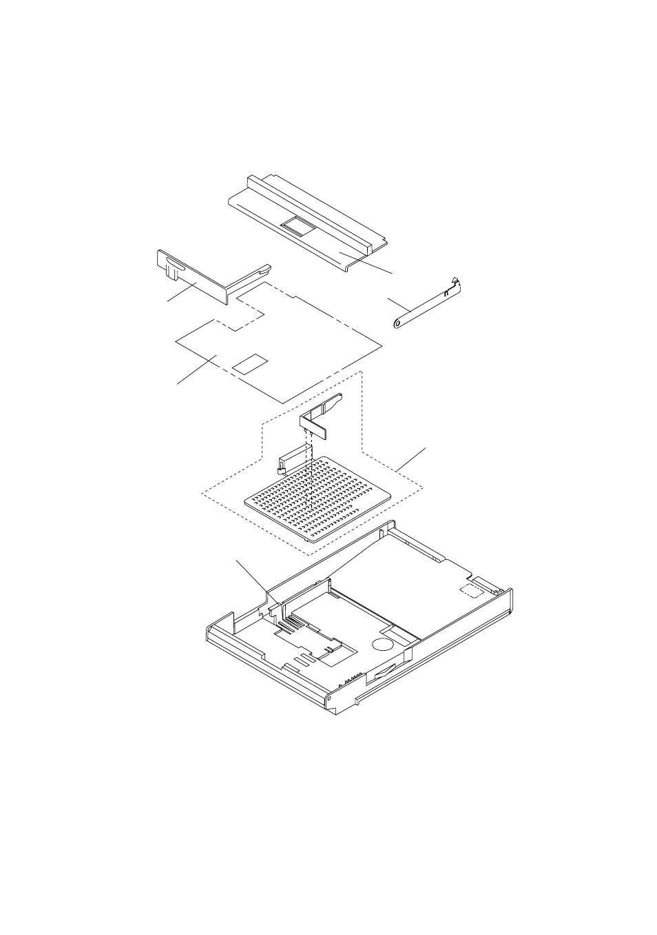 Assembly 8: standard paper tray (200 sheet) | Lexmark 4039-1XX User Manual | Page 161 / 188