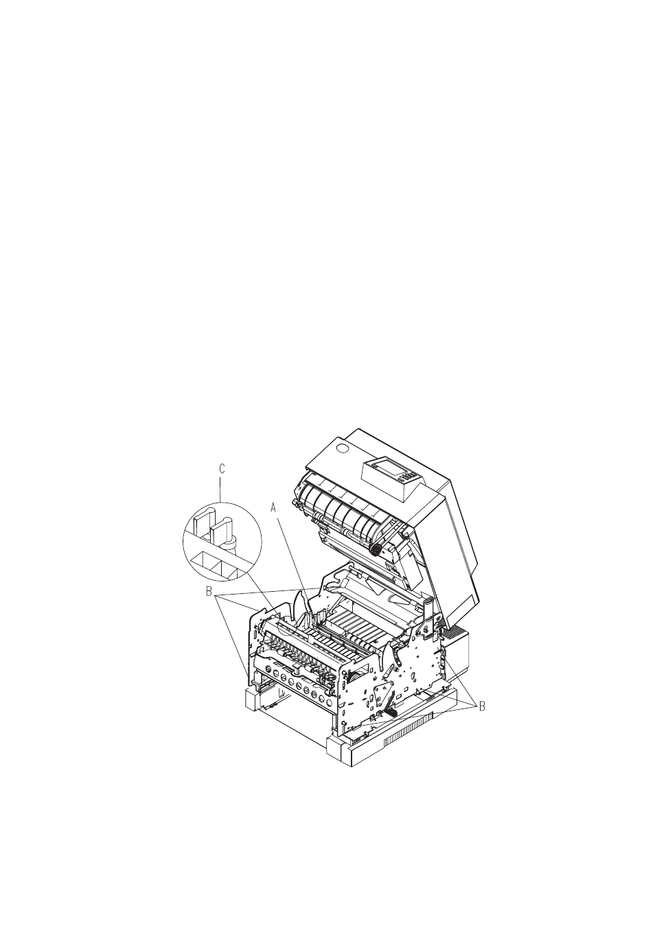 Lower frame assembly removal | Lexmark 4039-1XX User Manual | Page 95 / 188