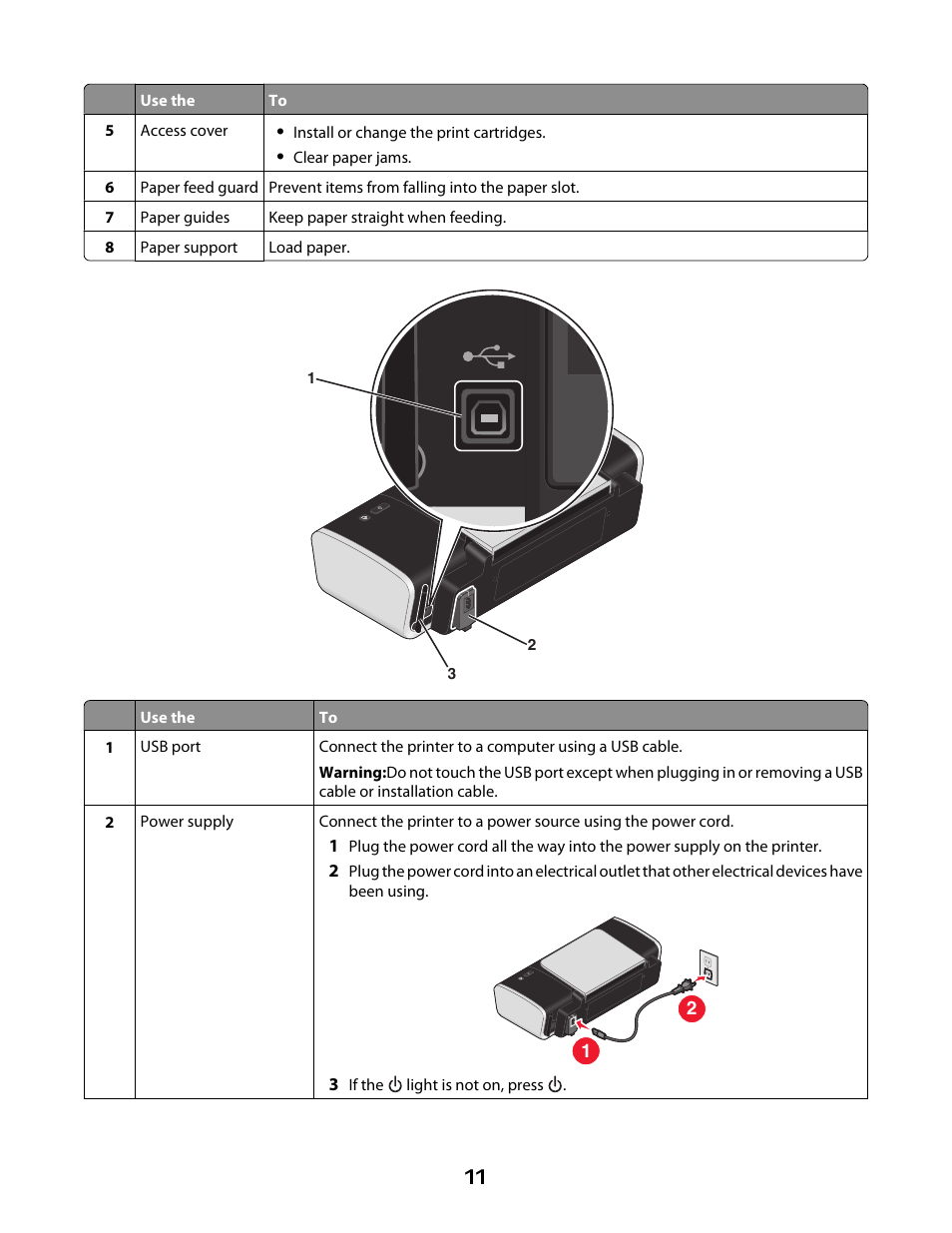Lexmark Z2400 Series User Manual | Page 11 / 87