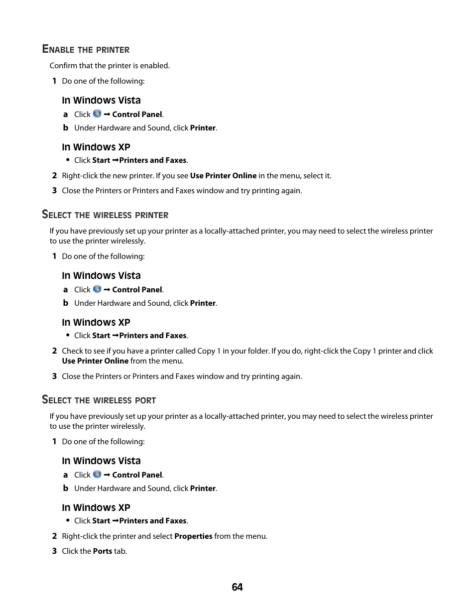 Lexmark Z2400 Series User Manual | Page 64 / 87