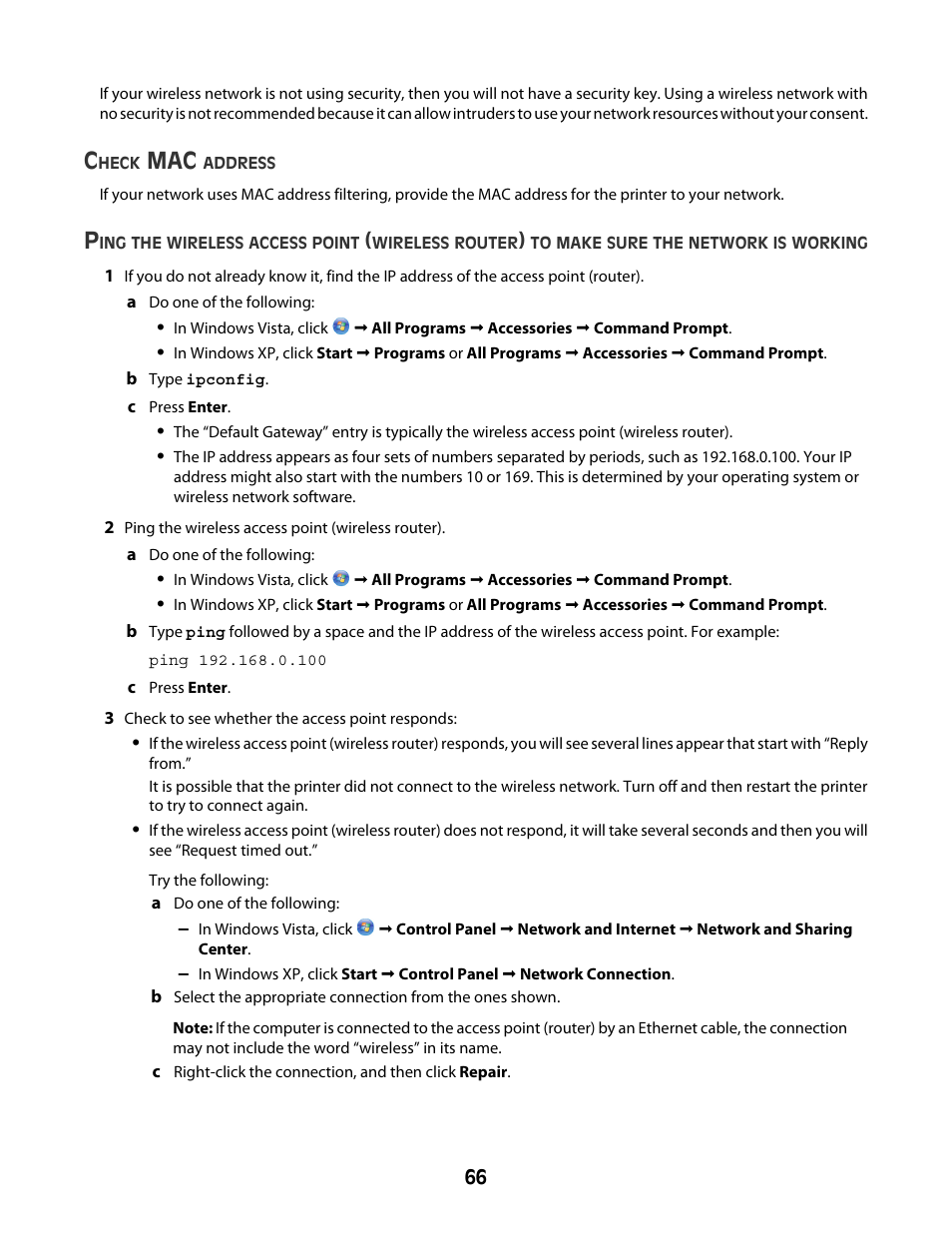 Lexmark Z2400 Series User Manual | Page 66 / 87