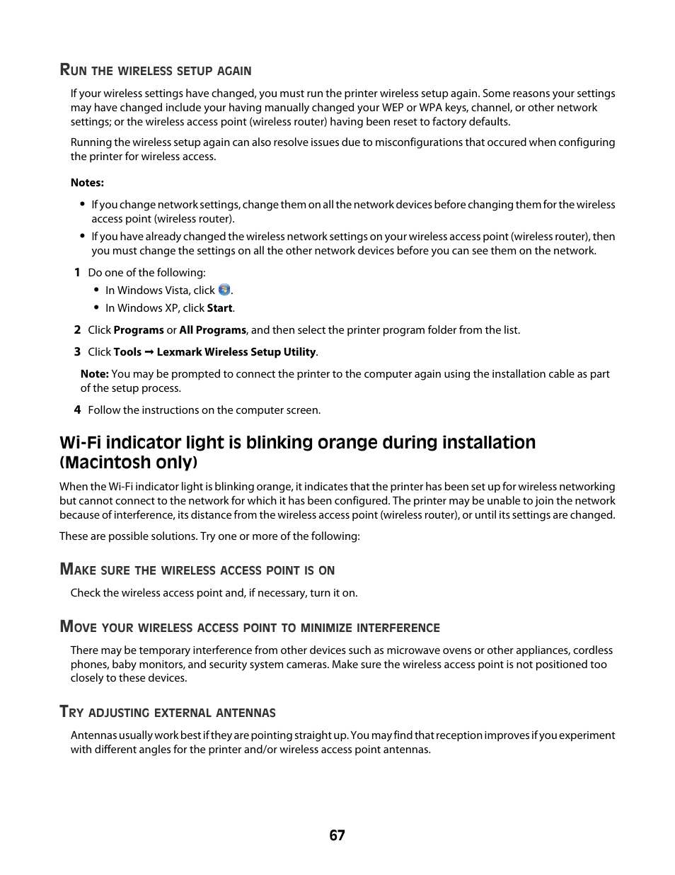Lexmark Z2400 Series User Manual | Page 67 / 87