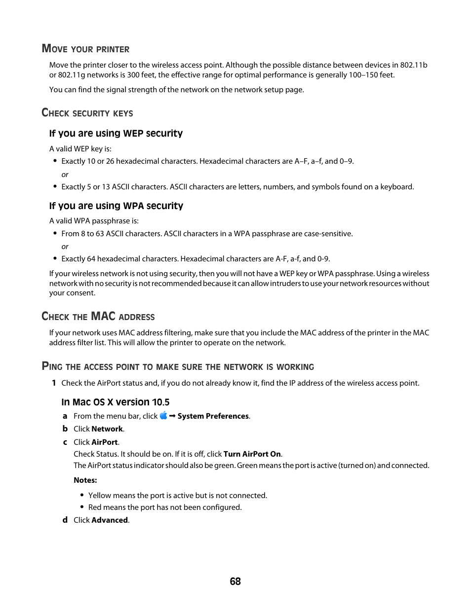 Lexmark Z2400 Series User Manual | Page 68 / 87