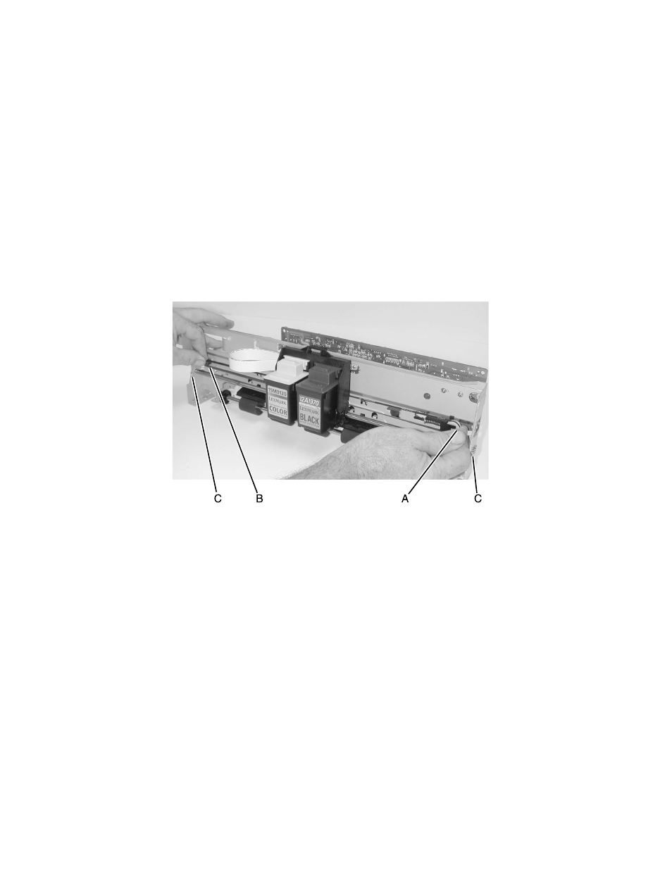 Carrier assembly with belt removal, Carrier, Carrier assembly | Lexmark 4200 Series User Manual | Page 56 / 76
