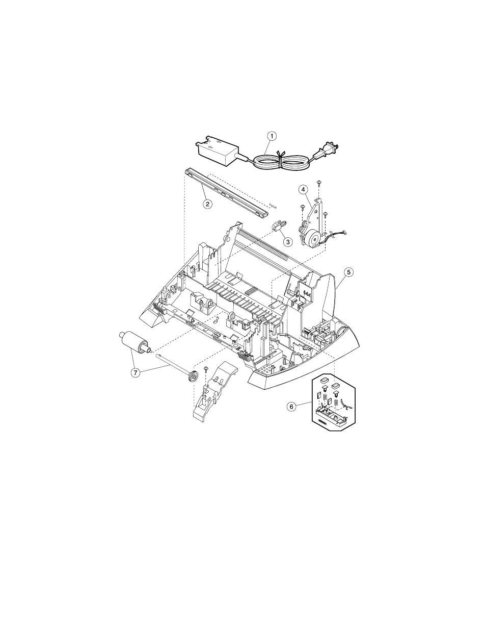 Assembly 2: base unit | Lexmark 4200 Series User Manual | Page 70 / 76