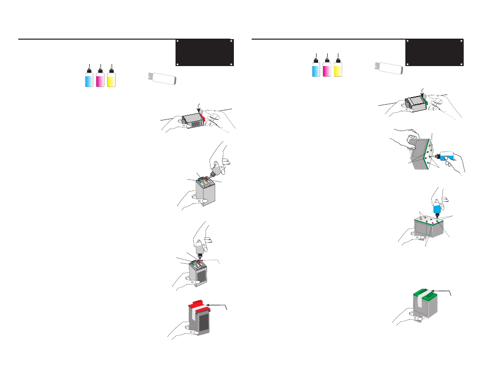 Refilling instructions | Lexmark 10N0026 User Manual | Page 2 / 2