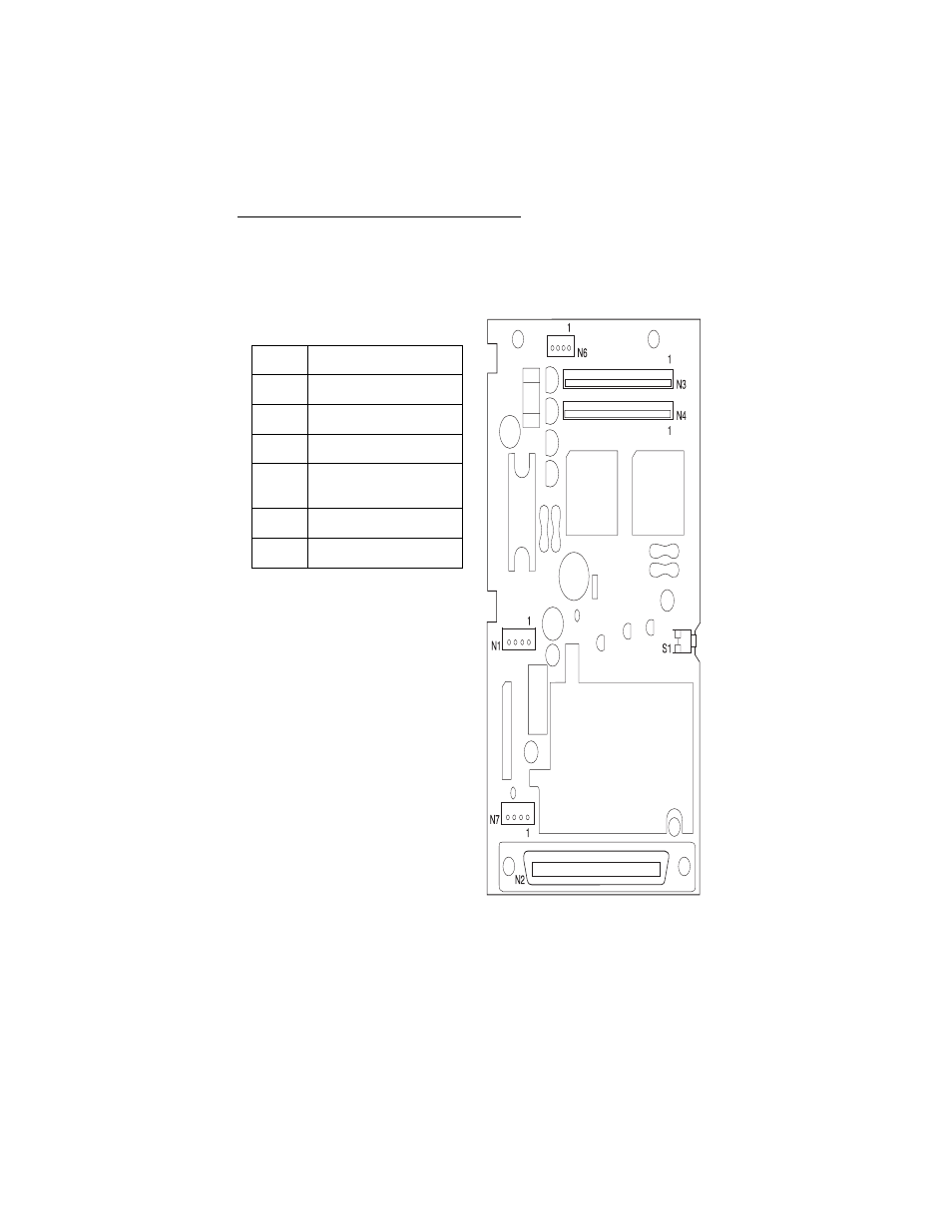 Connector locations, System board connectors | Lexmark 1000 User Manual | Page 37 / 56
