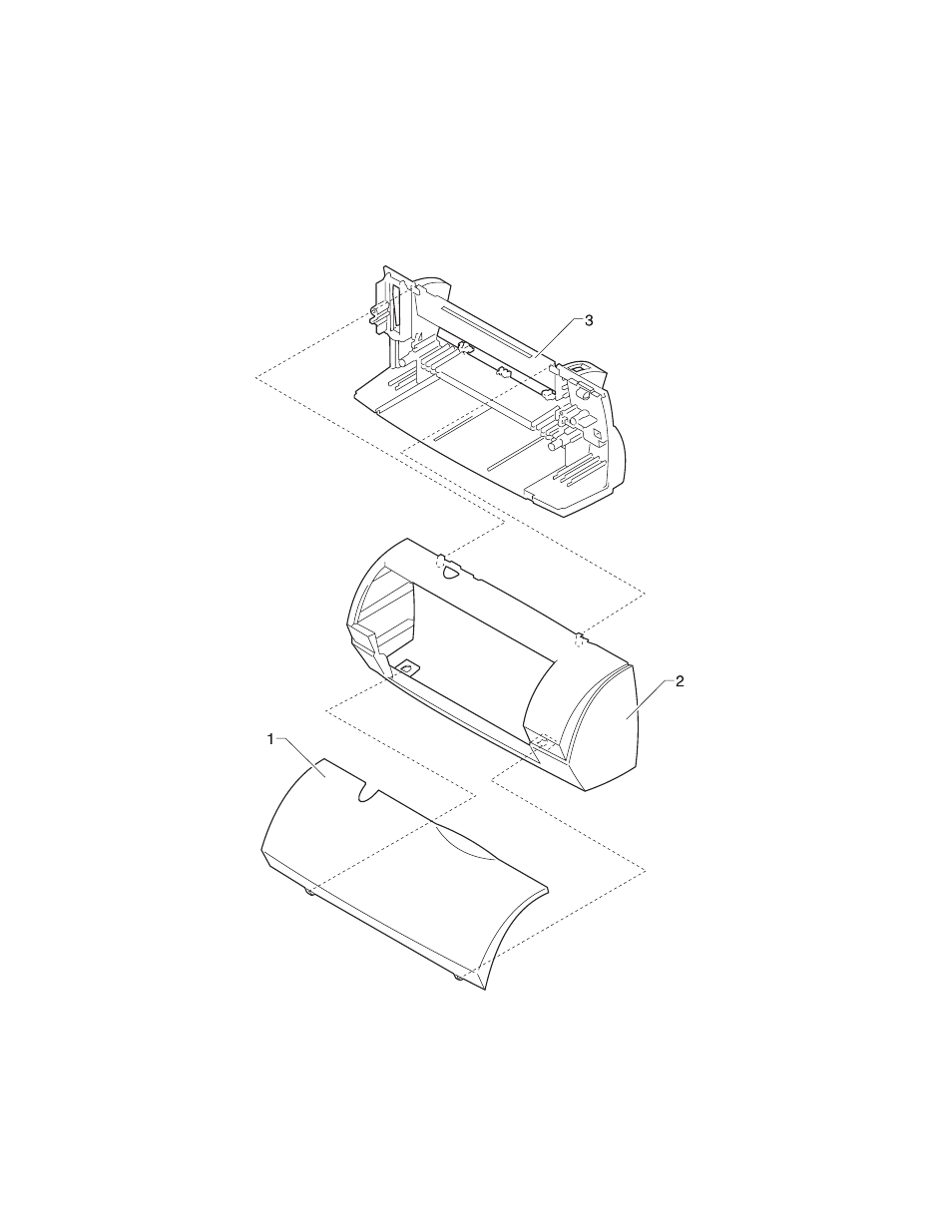 Assembly 1: covers | Lexmark 1000 User Manual | Page 42 / 56