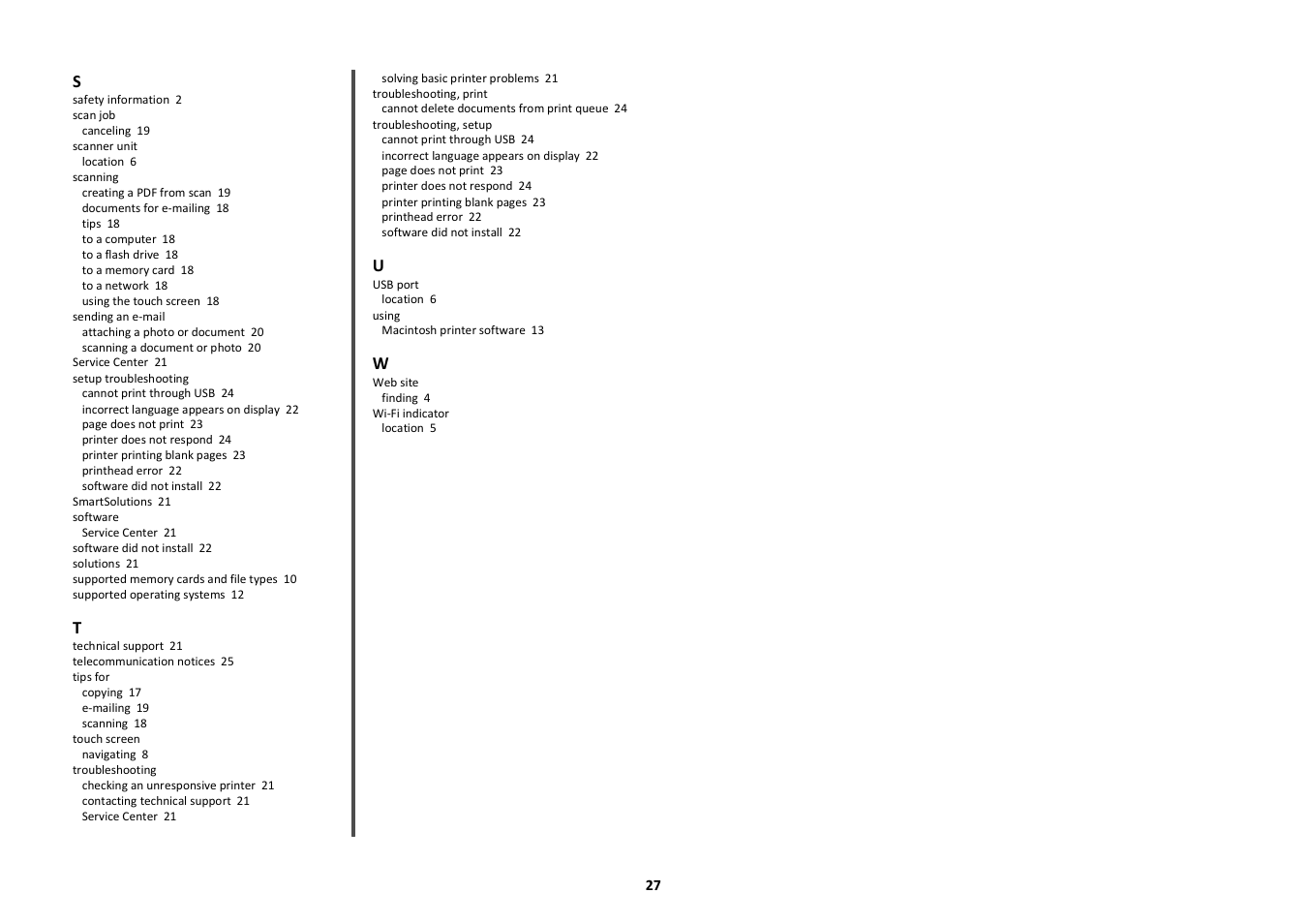 Lexmark Platinum Pro900 User Manual | Page 27 / 27