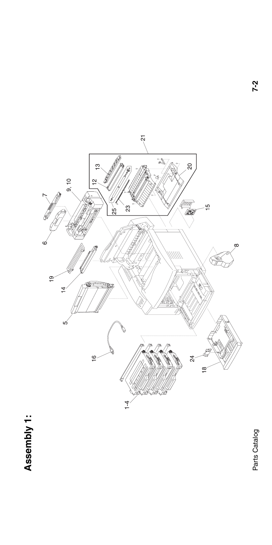 Assembly 1, Assemb ly 1 | Lexmark 5024-001 User Manual | Page 3 / 33