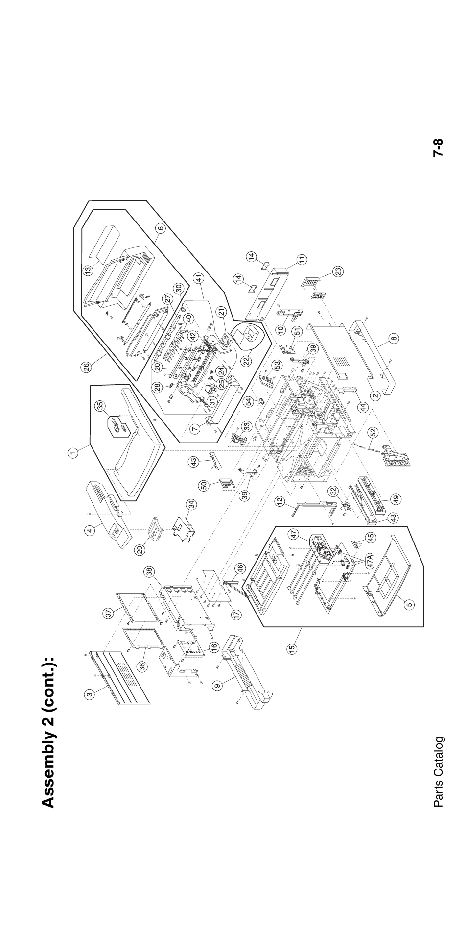 Assemb ly 2 (cont.) | Lexmark 5024-001 User Manual | Page 9 / 33