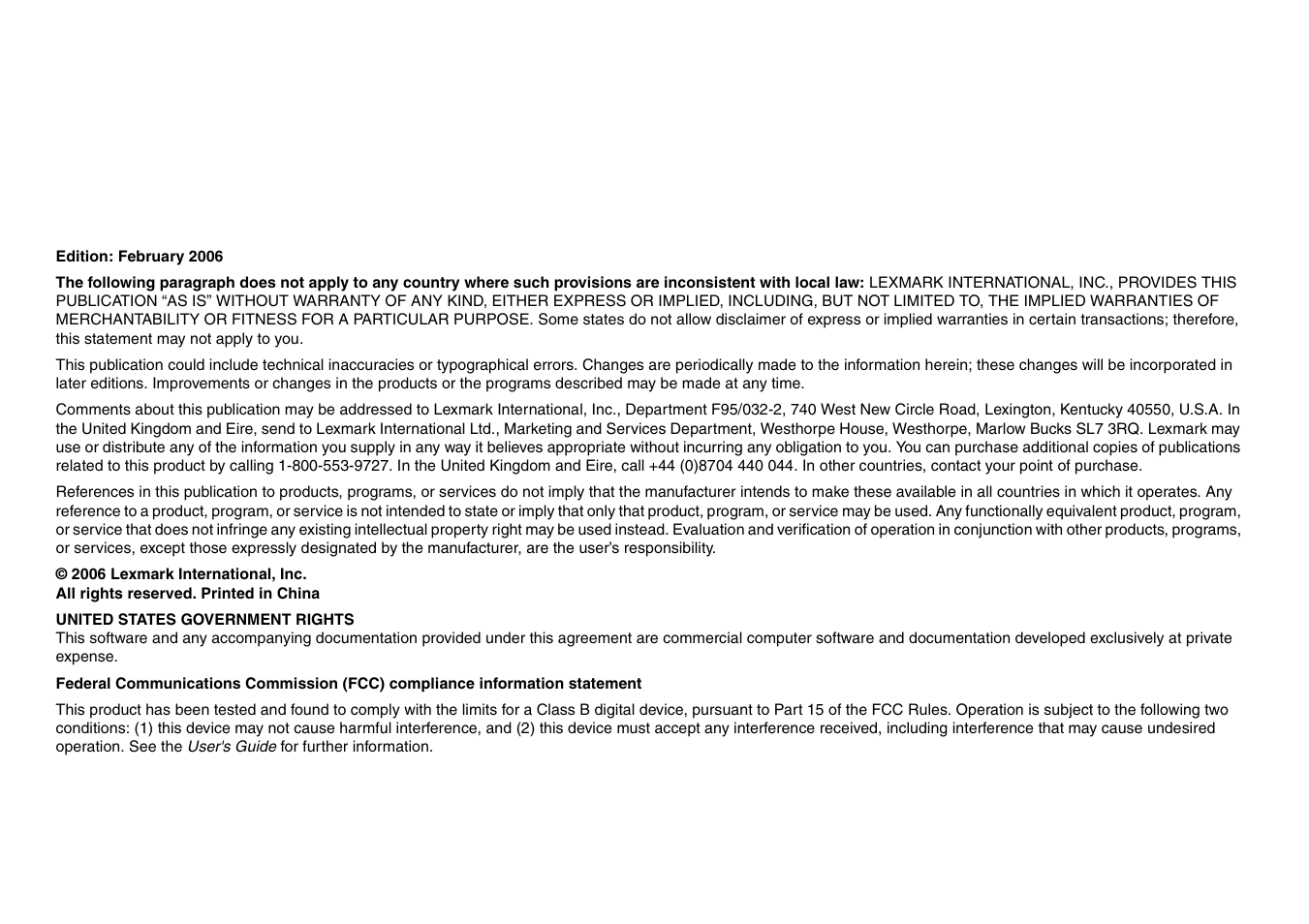 Lexmark 2400 Series User Manual | Page 2 / 9