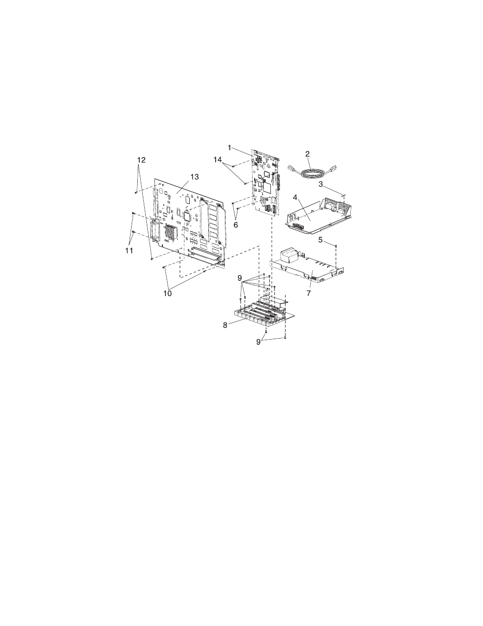 Assembly 14: electronics, Assembly 14: electronics -36 | Lexmark 4059-XXX User Manual | Page 288 / 347