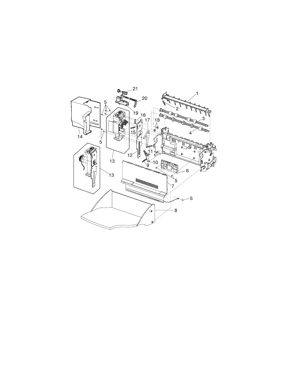 Assembly 19: output expander, Assembly 19: output expander -66 | Lexmark 4059-XXX User Manual | Page 318 / 347