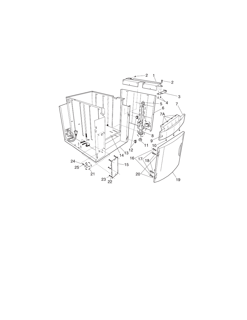 Assembly 21: high capacity feeder, Assembly 21: high capacity feeder -74 | Lexmark 4059-XXX User Manual | Page 326 / 347