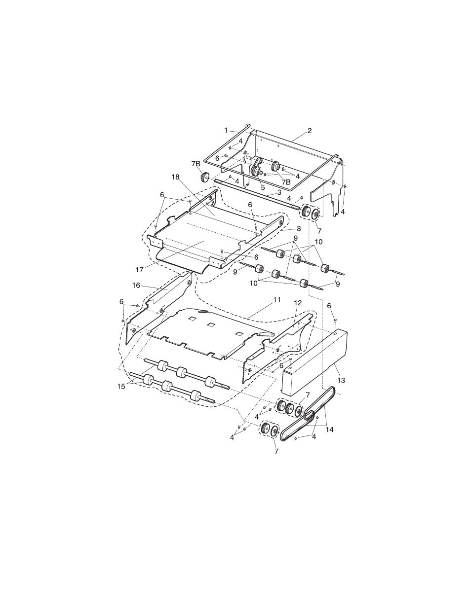 Assembly 23: kiosk - horizontal paper adapter, Assembly 23: kiosk - horizontal paper adapter -86 | Lexmark 4059-XXX User Manual | Page 338 / 347