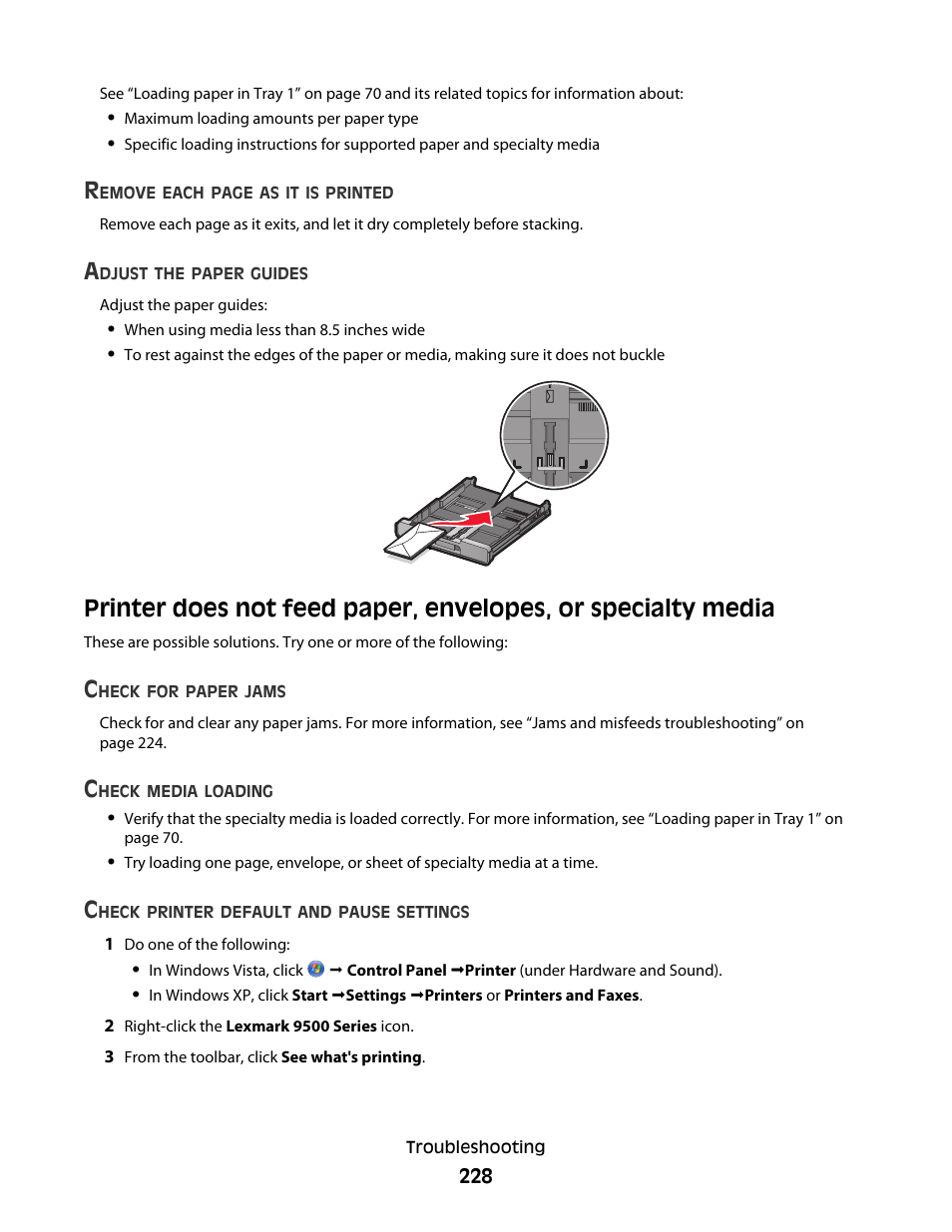 Lexmark 9500 Series User Manual | Page 228 / 290