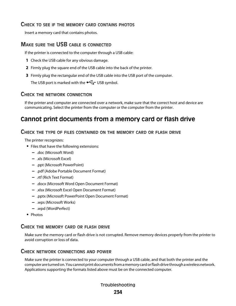 Lexmark 9500 Series User Manual | Page 234 / 290