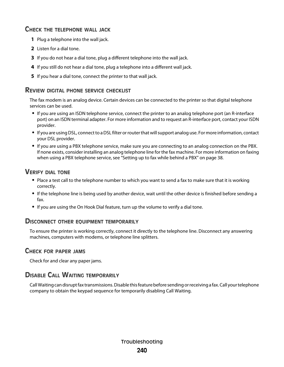 Lexmark 9500 Series User Manual | Page 240 / 290