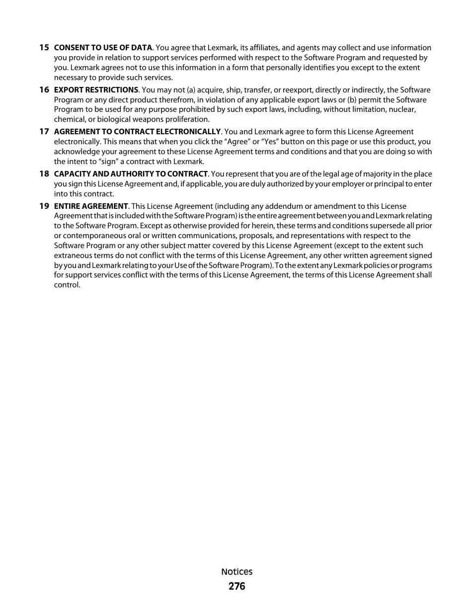 Lexmark 9500 Series User Manual | Page 276 / 290