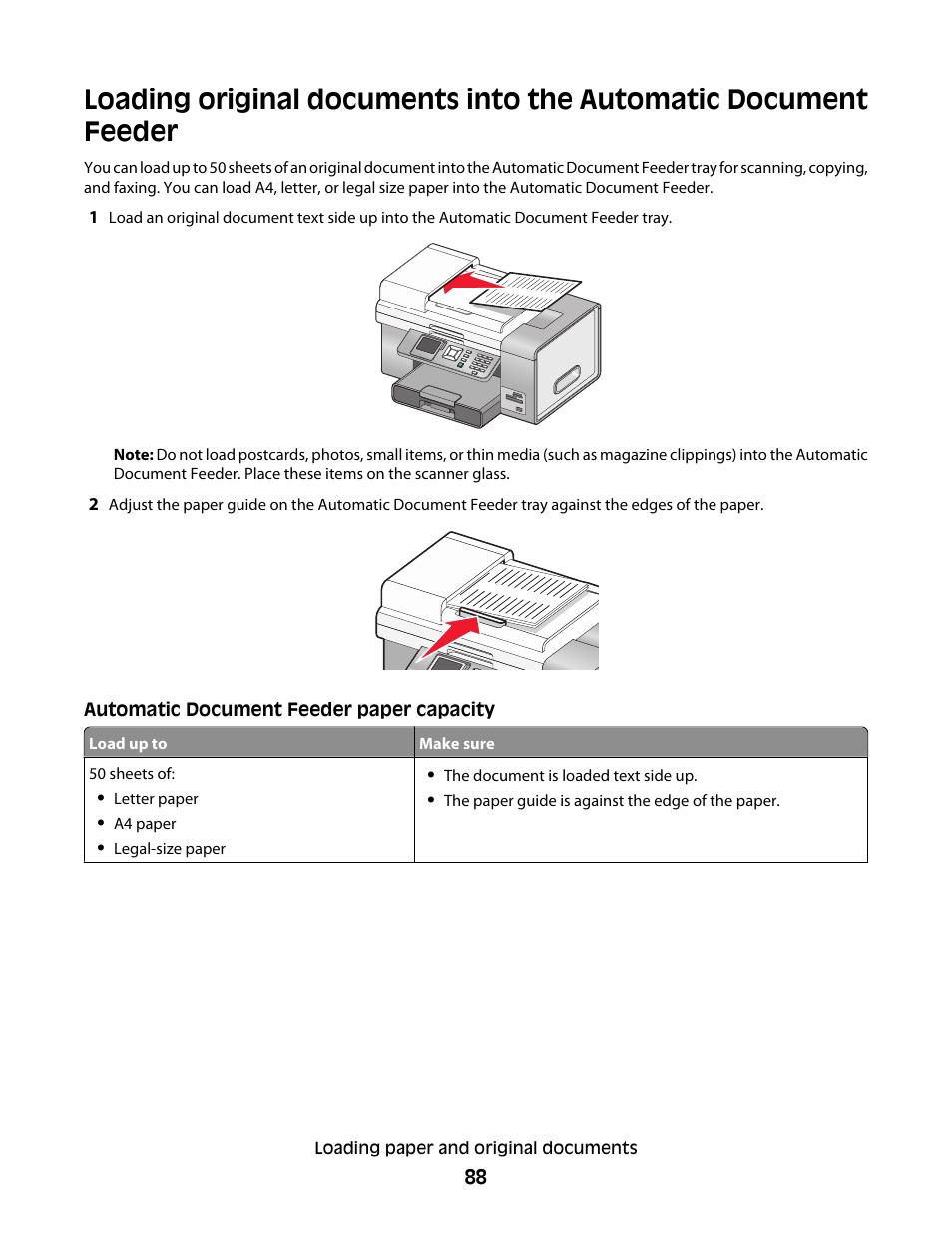 Lexmark 9500 Series User Manual | Page 88 / 290