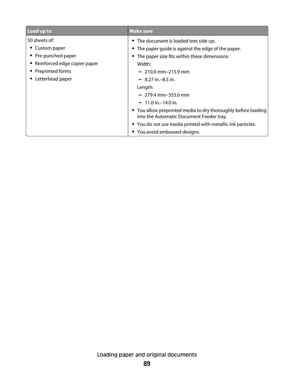 Lexmark 9500 Series User Manual | Page 89 / 290