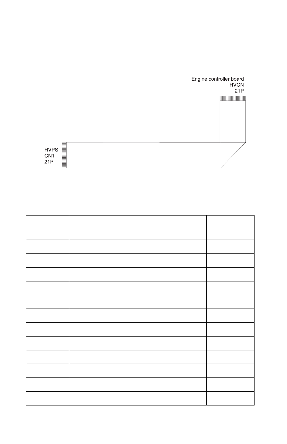 Cable 3 connector assignments, Cable 3 connector pin assignments | Lexmark 5021-0XX User Manual | Page 328 / 385